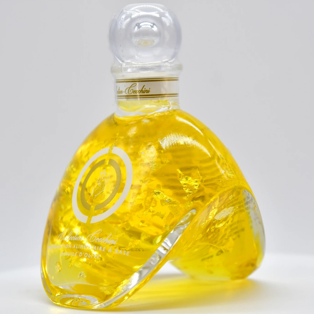 Huile d'olive extra-vierge feuille d'argent ou or 100ml